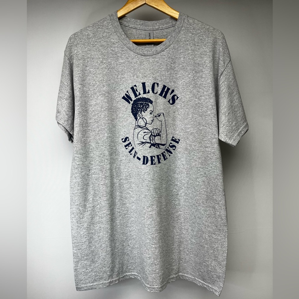 Gildan Heavy Cotton Graphic Tee with Self Defense Design